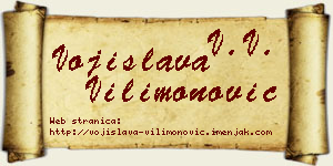 Vojislava Vilimonović vizit kartica